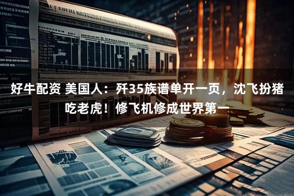 好牛配资 美国人：歼35族谱单开一页，沈飞扮猪吃老虎！修飞机修成世界第一