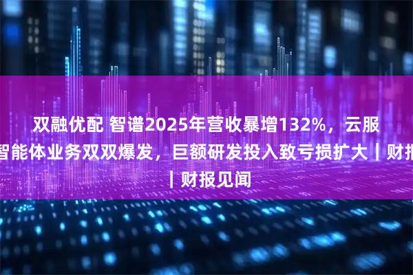 双融优配 智谱2025年营收暴增132%，云服务、智能体业务双双爆发，巨额研发投入致亏损扩大｜财报见闻